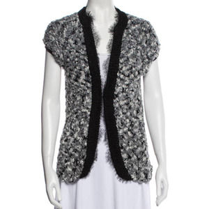 Vika 2.0 Capped Sleeve Knit Cardigan Sweater